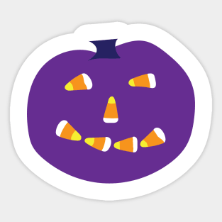 Great purple pumpkin Sticker